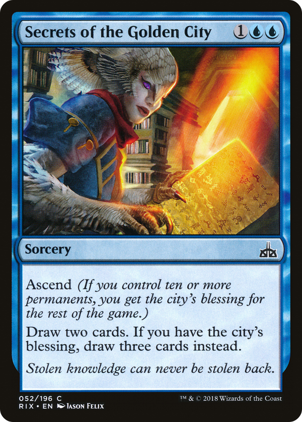 Secrets of the Golden City [Rivals of Ixalan]