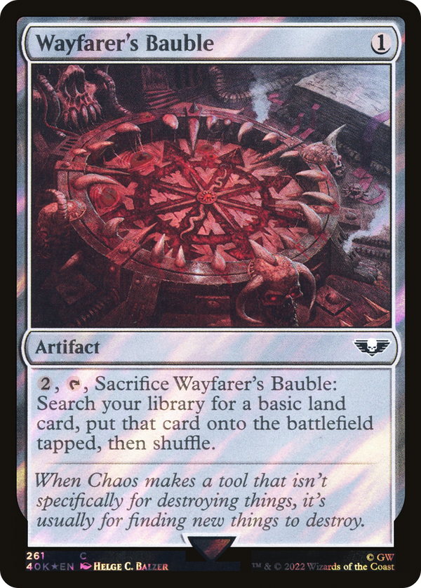 Wayfarer's Bauble (261) (Surge Foil) [Warhammer 40,000]