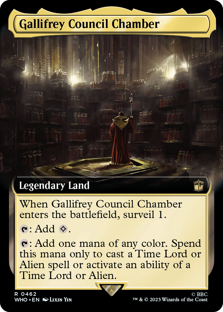 Gallifrey Council Chamber (Extended Art) [Doctor Who]