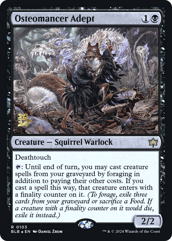 Osteomancer Adept [Bloomburrow Prerelease Promos]