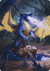 Blue Dragon // Blue Dragon (AAFR-073) - Adventures in the Forgotten Realms Art Series (Borderless) Foil
