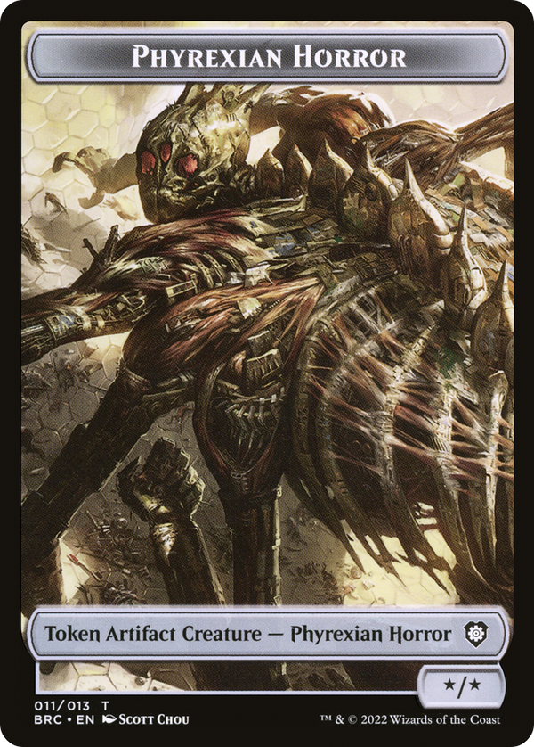 Phyrexian Horror (TBRC-011) - The Brothers' War Commander Tokens