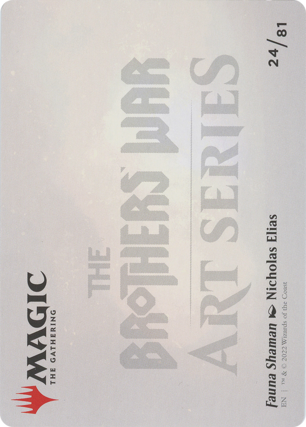 Fauna Shaman // Fauna Shaman (ABRO-024) - The Brothers' War Art Series (Borderless)