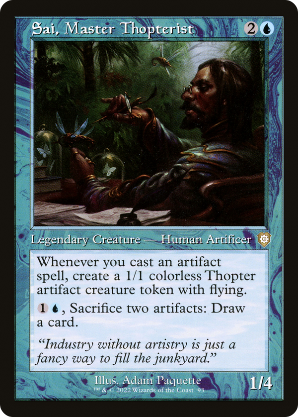 Sai, Master Thopterist (Retro) [The Brothers' War Commander]