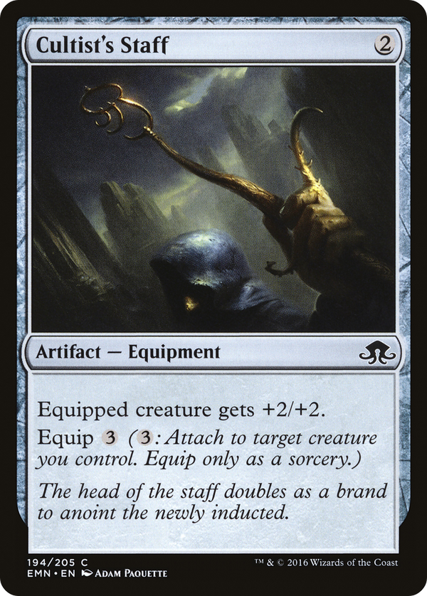 Cultist's Staff [Eldritch Moon]