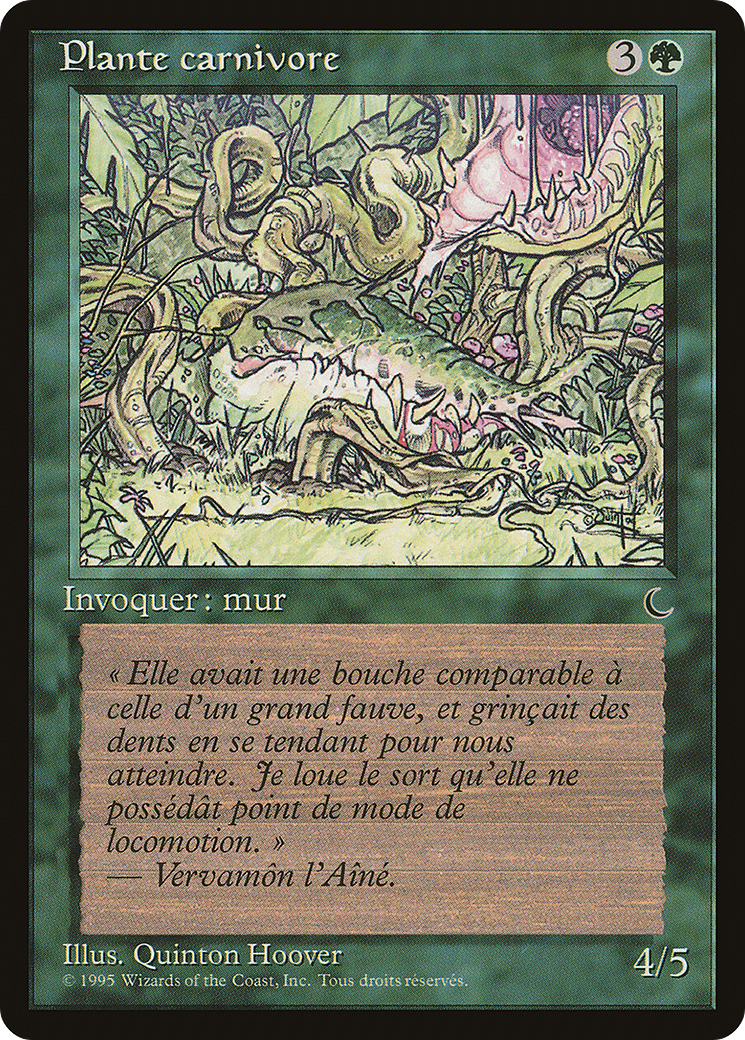Carnivorous Plant (French) - 