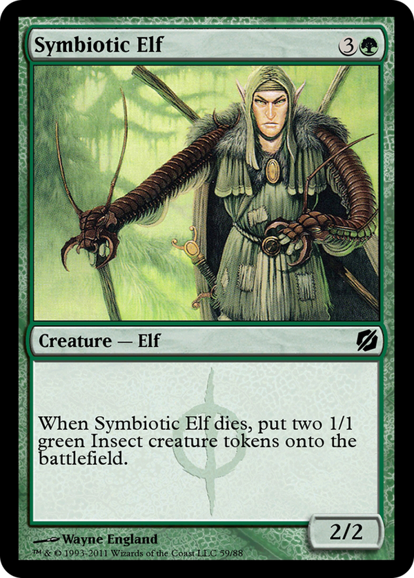 Symbiotic Elf (TD2-059) - Duel Decks: Mirrodin Pure vs. New Phyrexia