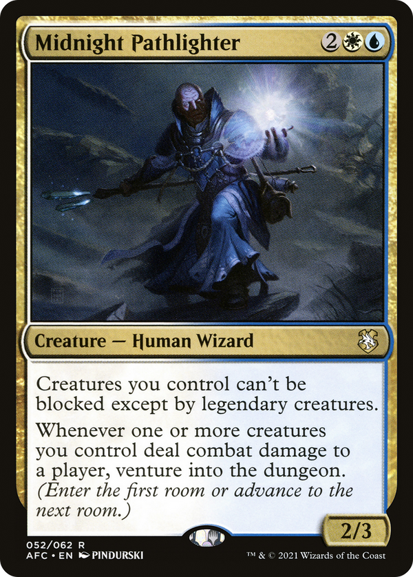 Midnight Pathlighter [Dungeons & Dragons: Adventures in the Forgotten Realms Commander]