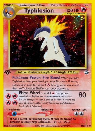 Typhlosion (Japanese) (157) [Neo Genesis Unlimited]