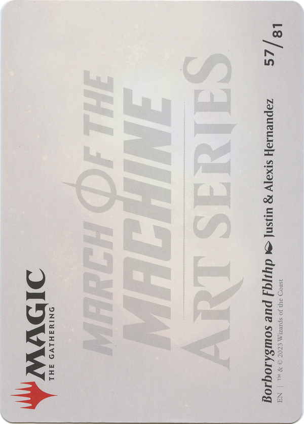 Borborygmos and Fblthp // Borborygmos and Fblthp (AMOM-057) - March of the Machine Art Series (Borderless) Foil