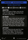 Mini-Master // Mini-Master (cont'd) (MCLB-003) - Commander Legends: Battle for Baldur's Gate Minigames Foil