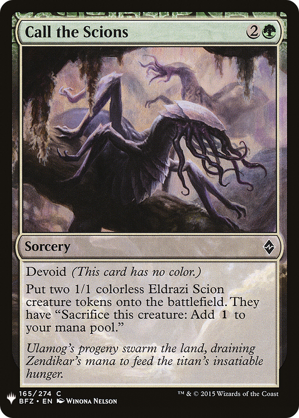 Call the Scions [Mystery Booster]