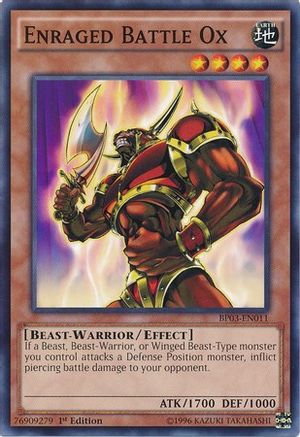 Enraged Battle Ox (BP03-EN011) - Battle Pack 3: Monster League 1st Edition