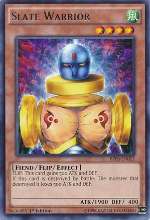 Slate Warrior (BP03-EN013) - Battle Pack 3: Monster League 1st Edition