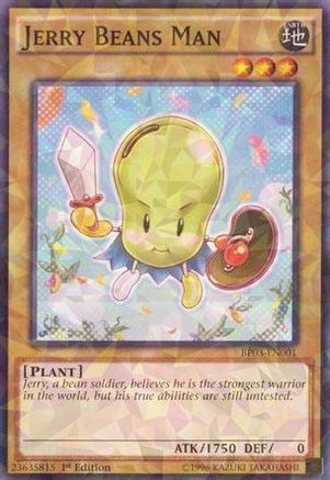 Jerry Beans Man (Shatterfoil) (BP03-EN001) - Battle Pack 3: Monster League 1st Edition