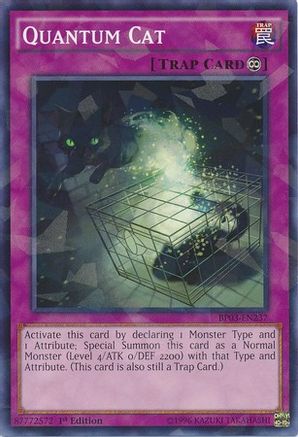 Quantum Cat (Shatterfoil) (BP03-EN237) - Battle Pack 3: Monster League 1st Edition