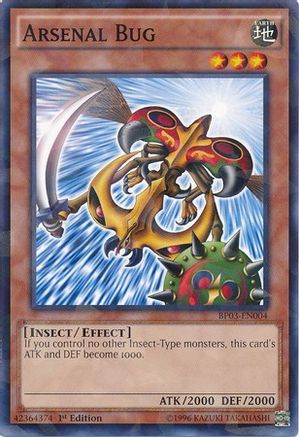 Arsenal Bug (Shatterfoil) (BP03-EN004) - Battle Pack 3: Monster League 1st Edition