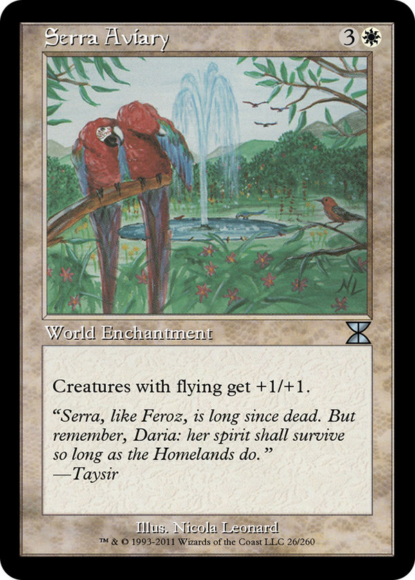 Serra Aviary (ME4-026) - Masters Edition IV Foil