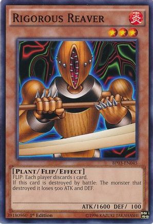 Rigorous Reaver (BP03-EN045) - Battle Pack 3: Monster League 1st Edition