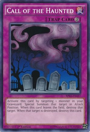 Call of the Haunted (BP03-EN187) - Battle Pack 3: Monster League 1st Edition