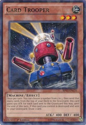 Card Trooper (Shatterfoil) (BP03-EN026) - Battle Pack 3: Monster League 1st Edition