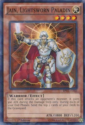 Jain, Lightsworn Paladin (Shatterfoil) (BP03-EN042) - Battle Pack 3: Monster League 1st Edition