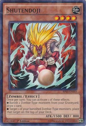 Shutendoji (Shatterfoil) (BP03-EN069) - Battle Pack 3: Monster League 1st Edition