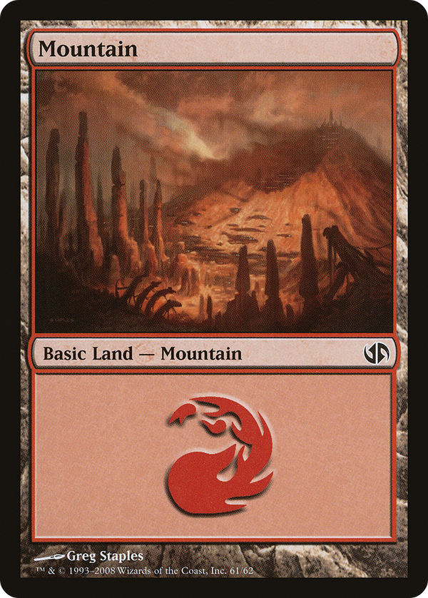 Mountain (61) [Duel Decks: Jace vs. Chandra]
