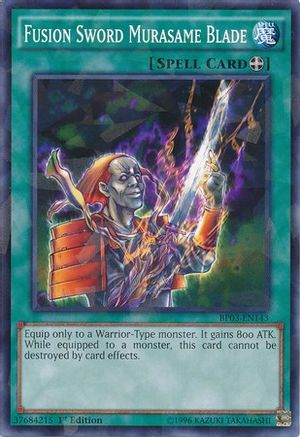 Fusion Sword Murasame Blade (Shatterfoil) (BP03-EN143) - Battle Pack 3: Monster League 1st Edition