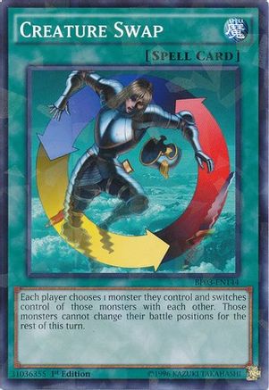 Creature Swap (Shatterfoil) (BP03-EN144) - Battle Pack 3: Monster League 1st Edition