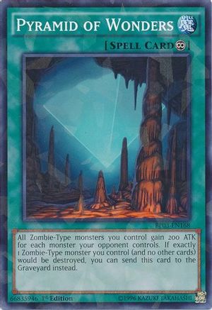 Pyramid of Wonders (Shatterfoil) (BP03-EN168) - Battle Pack 3: Monster League 1st Edition