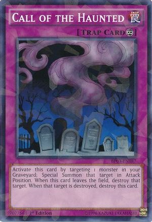 Call of the Haunted (Shatterfoil) (BP03-EN187) - Battle Pack 3: Monster League 1st Edition