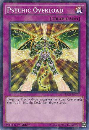 Psychic Overload (Shatterfoil) (BP03-EN207) - Battle Pack 3: Monster League 1st Edition
