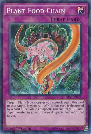 Plant Food Chain (Shatterfoil) (BP03-EN212) - Battle Pack 3: Monster League 1st Edition