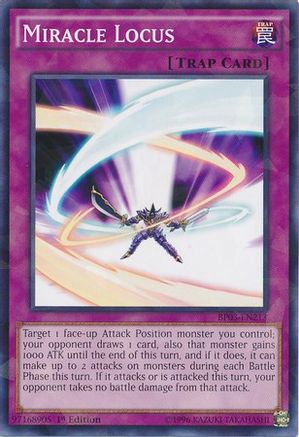 Miracle Locus (Shatterfoil) (BP03-EN213) - Battle Pack 3: Monster League 1st Edition