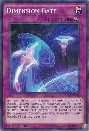 Dimension Gate (Shatterfoil) (BP03-EN226) - Battle Pack 3: Monster League 1st Edition