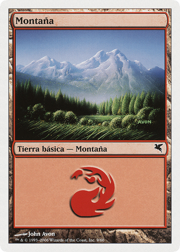 Mountain (Italian) - "Montagna" (D9) (PSAL-0D9) - Salvat 2005