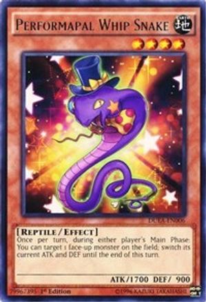 Performapal Whip Snake (DUEA-EN006) - Duelist Alliance 1st Edition
