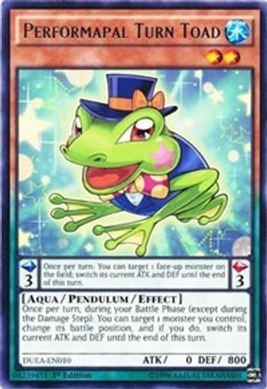 Performapal Turn Toad (DUEA-EN010) - Duelist Alliance 1st Edition