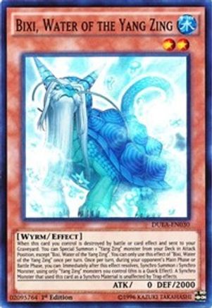 Bixi, Water of the Yang Zing (DUEA-EN030) - Duelist Alliance Unlimited