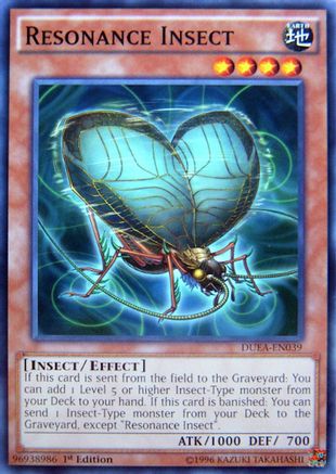 Resonance Insect (DUEA-EN039) - Duelist Alliance 1st Edition