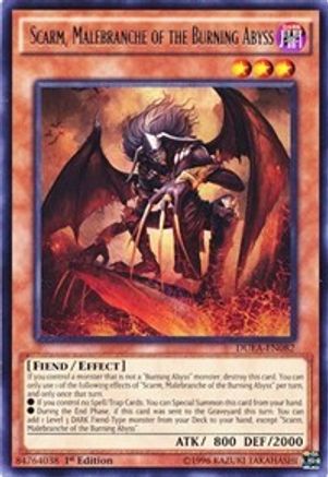 Scarm, Malebranche of the Burning Abyss (DUEA-EN082) - Duelist Alliance 1st Edition