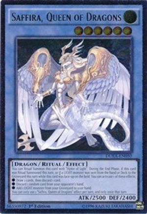Saffira, Queen of Dragons (UTR) (DUEA-EN050) - Duelist Alliance Unlimited