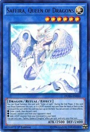 Saffira, Queen of Dragons (DUEA-EN050) - Duelist Alliance Unlimited