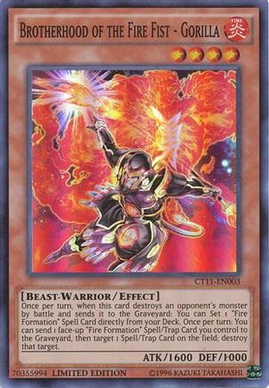 Brotherhood of the Fire Fist - Gorilla (CT11-EN003) - 2014 Mega-Tins Limited