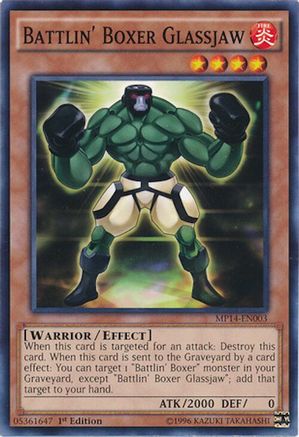 Battlin' Boxer Glassjaw (MP14-EN003) - 2014 Mega-Tins Mega Pack 1st Edition