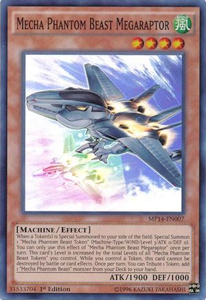 Mecha Phantom Beast Megaraptor (MP14-EN007) - 2014 Mega-Tins Mega Pack Unlimited