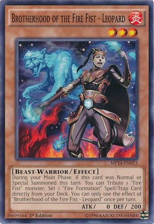 Brotherhood of the Fire Fist - Leopard (MP14-EN013) - 2014 Mega-Tins Mega Pack Unlimited