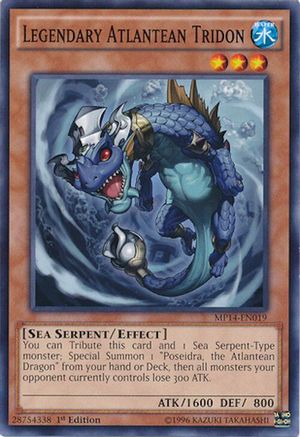 Legendary Atlantean Tridon (MP14-EN019) - 2014 Mega-Tins Mega Pack Unlimited