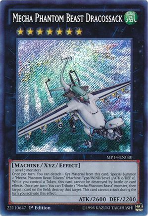 Mecha Phantom Beast Dracossack (MP14-EN030) - 2014 Mega-Tins Mega Pack 1st Edition